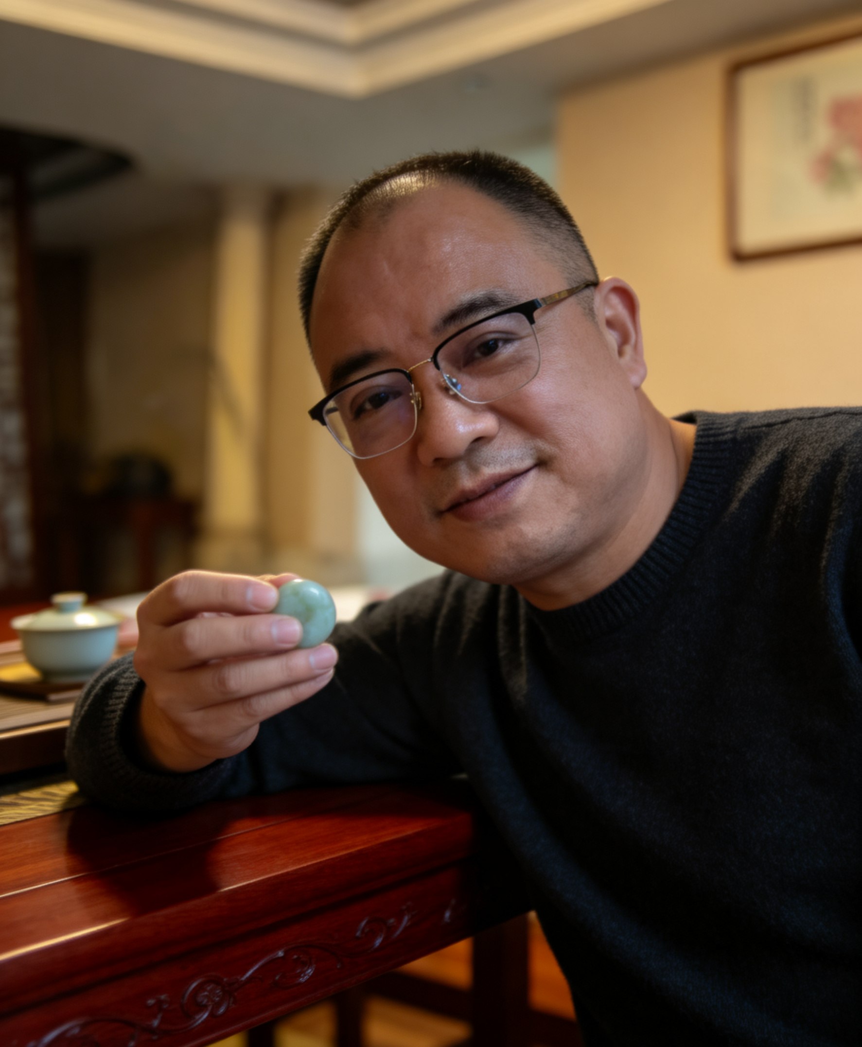 周向东老师咨询交流形象照